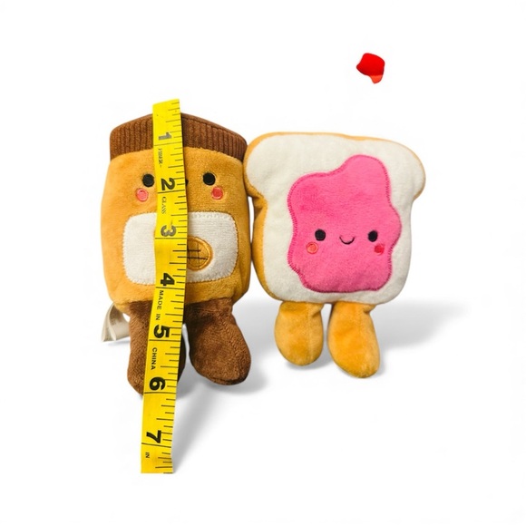 Hallmark Better Together Magnetic Duo Food Pairs Cute Plush Stuffed Toys - Picture 2 of 13